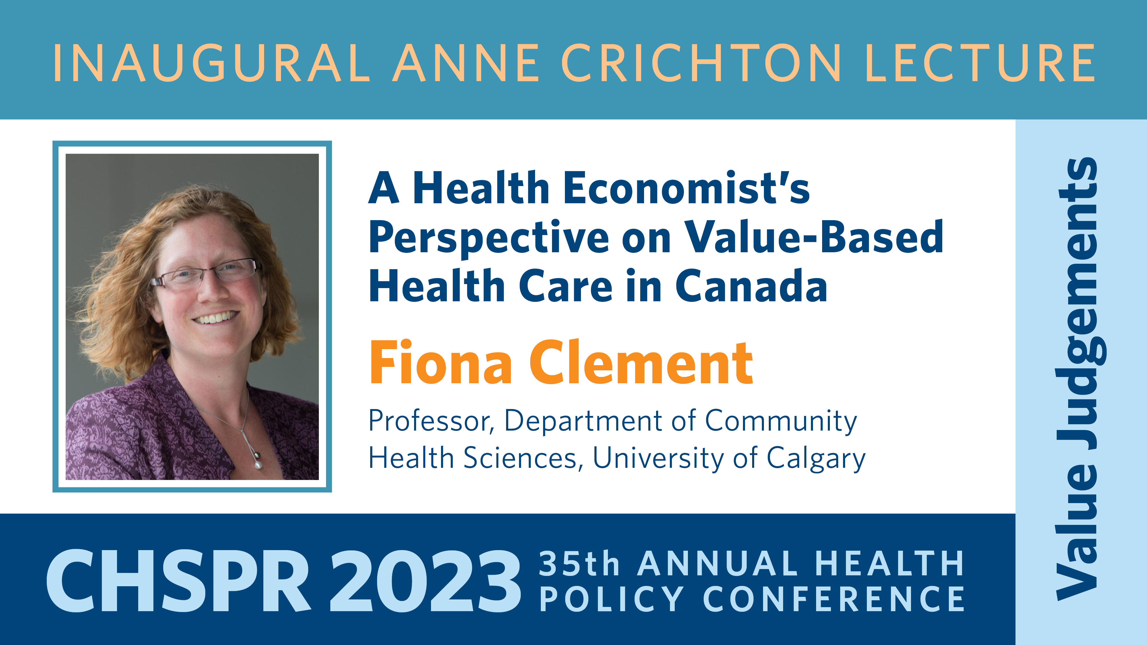 Join us: Inaugural Anne Crichton Lecture