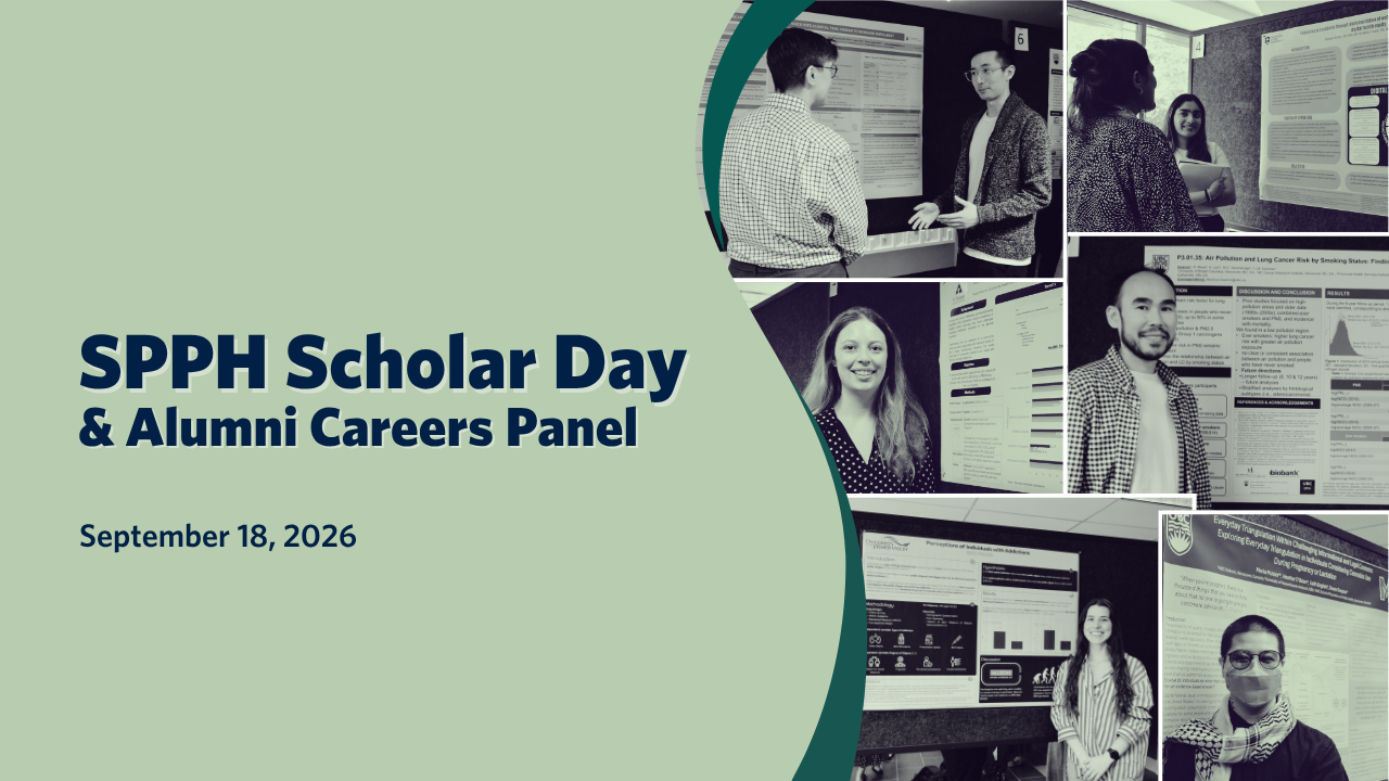 SPPH Scholar Day & Alumni Careers Panel 2026