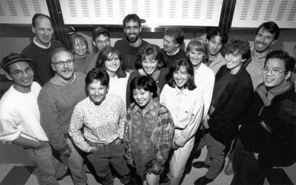The first two OEH cohorts entering in 1992 and 1993 (that included future profs Hugh Davies and Karen Bartlett)
